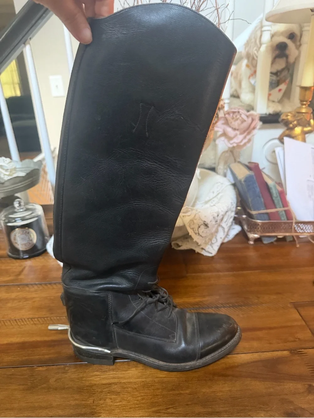 Vintage English riding boots with spurs Riding Boots